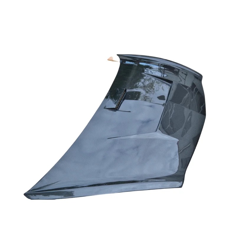 New Carbon Fiber Engine Hood for Jazz Fit 2004-2008 Auto Bonnet Cover